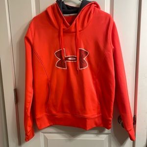 Brand new Under Armour hot pink hoodie, size L.